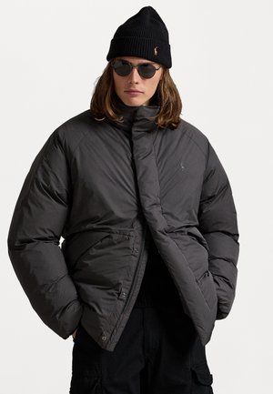 MOCKNECK DOWN JACKET - Sulejope - faded black canvas