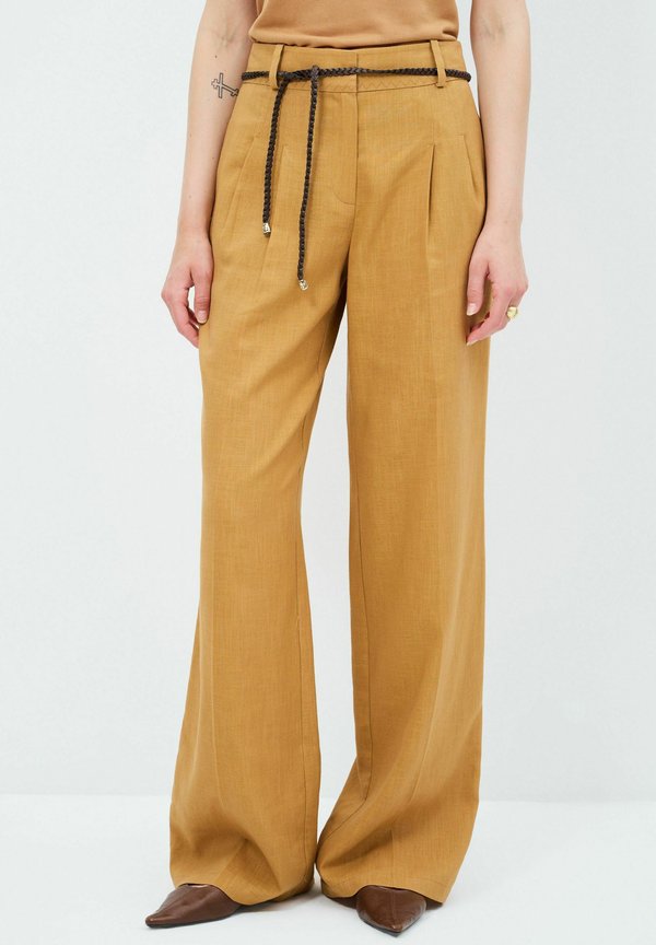 WIDE   - Stoffhose - camel