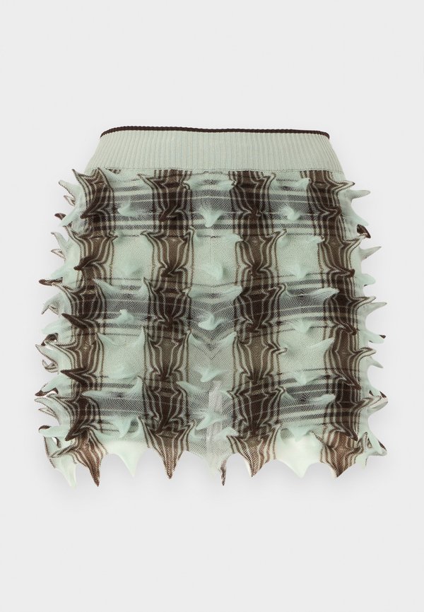 CHEQUERED - Mini skirt4