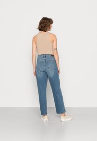 Hollister Co. CURVY KNEE VINT  - Calças de ganga de perna direita - blue