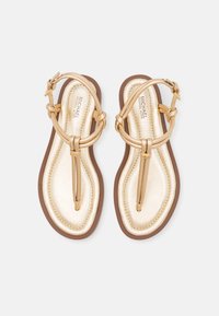 MICHAEL Michael Kors ASTRA THONG - Sandale cu baretă între degete - pale gold