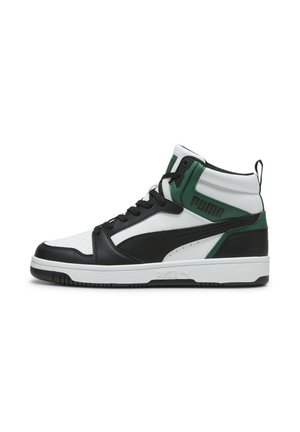 Puma REBOUND V6 UNISEX - Korkeavartiset tennarit - white- black-vine