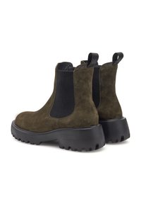 Woden Classic ankle boots - dark olive