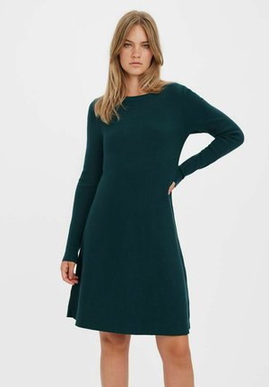 MINI U-BOOT AUSSCHNITT - Strickkleid - sea moss