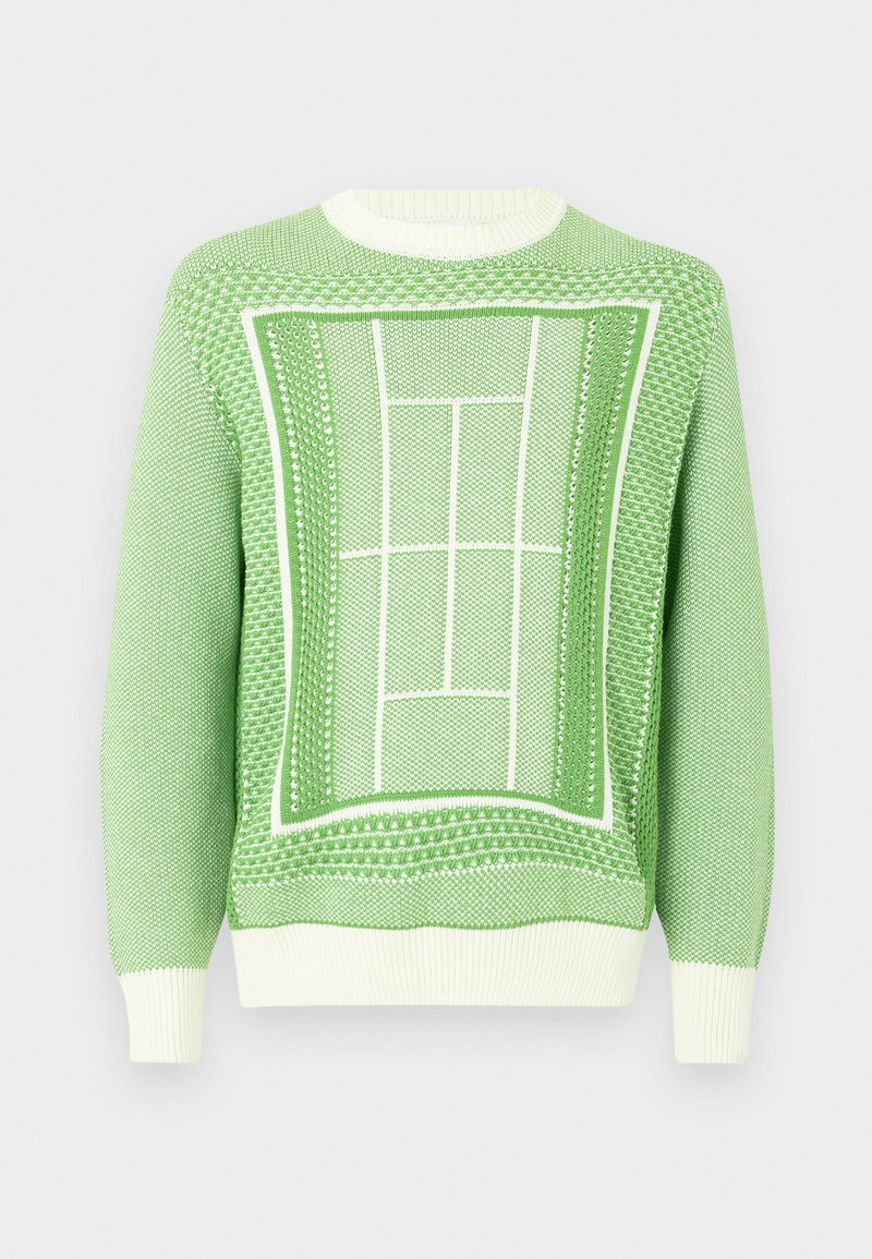 Pull Capuche Justice – Vert Pomme – Taille 16 – Tricot Câble – Manches Longues – Excellent état
