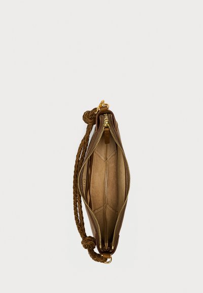 Polo Ralph Lauren POLO ID LEATHER MINI SHOULDER BAG - Torbica - brown