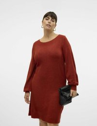 Vero Moda Curve Robe pull - red ochre