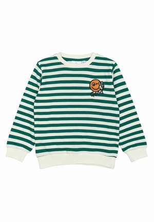 The New Siblings T-Shirt print - alpine green striped