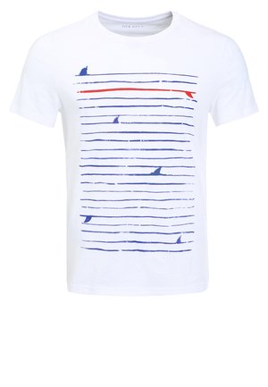 Pier One by Zalando, Trükipildiga T-särk - white