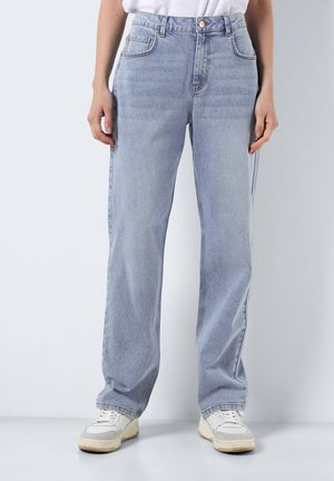 NOOS - Džíny Straight Fit - light blue denim