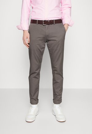 STRETCH SLIM FIT TWILL PANT - Chino - norfolk grey