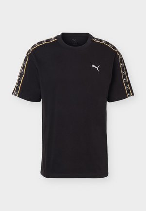 Puma, ELEVATED TAPE RELAXED TEE - Trükipildiga T-särk - black