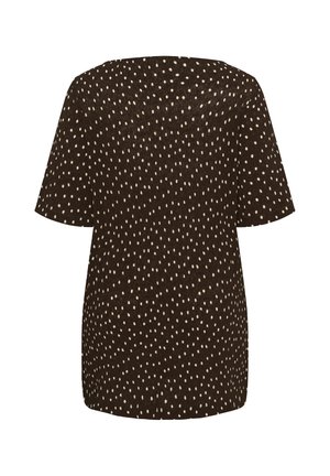 Kaffe Curve, T-shirt imprimé - coffee bean turtledove dot