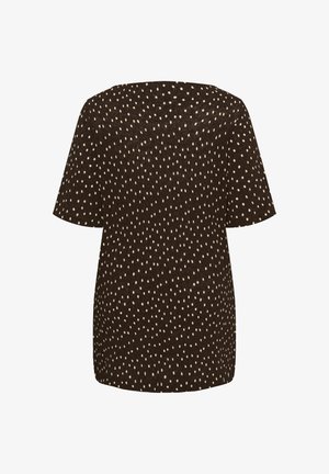 Kaffe Curve, T-shirt imprimé - coffee bean turtledove dot