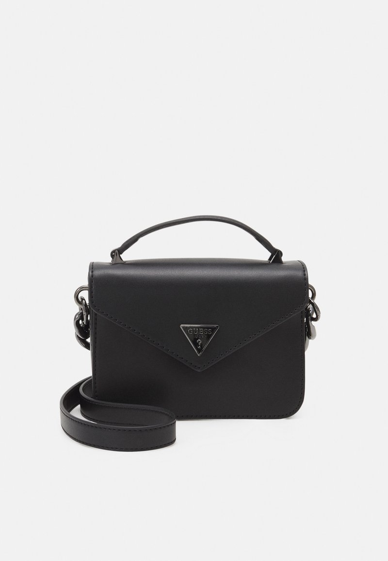 Guess RETOUR MINI TOP HANDLE FLAP Handbag black Zalando.co.uk