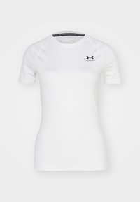 HEATGEAR - Basic T-shirt - white/black