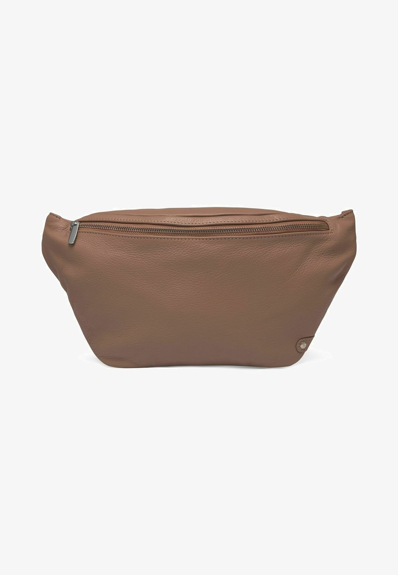DEPECHE Diržinis krepšelis - dusty taupe