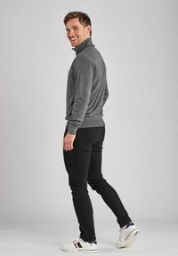 U.S. Polo Assn. BRISON HALF ZIP - Džemperis - medium grey melange