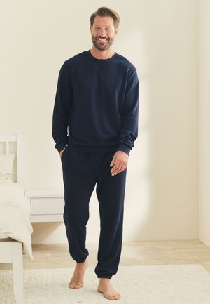 Next SOFT  LONG SLEEVE SET REGULAR FIT - Pidžamas - navy blue