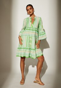 South Beach LONG SLEEVE PRINT MINI - Complementos de playa - green