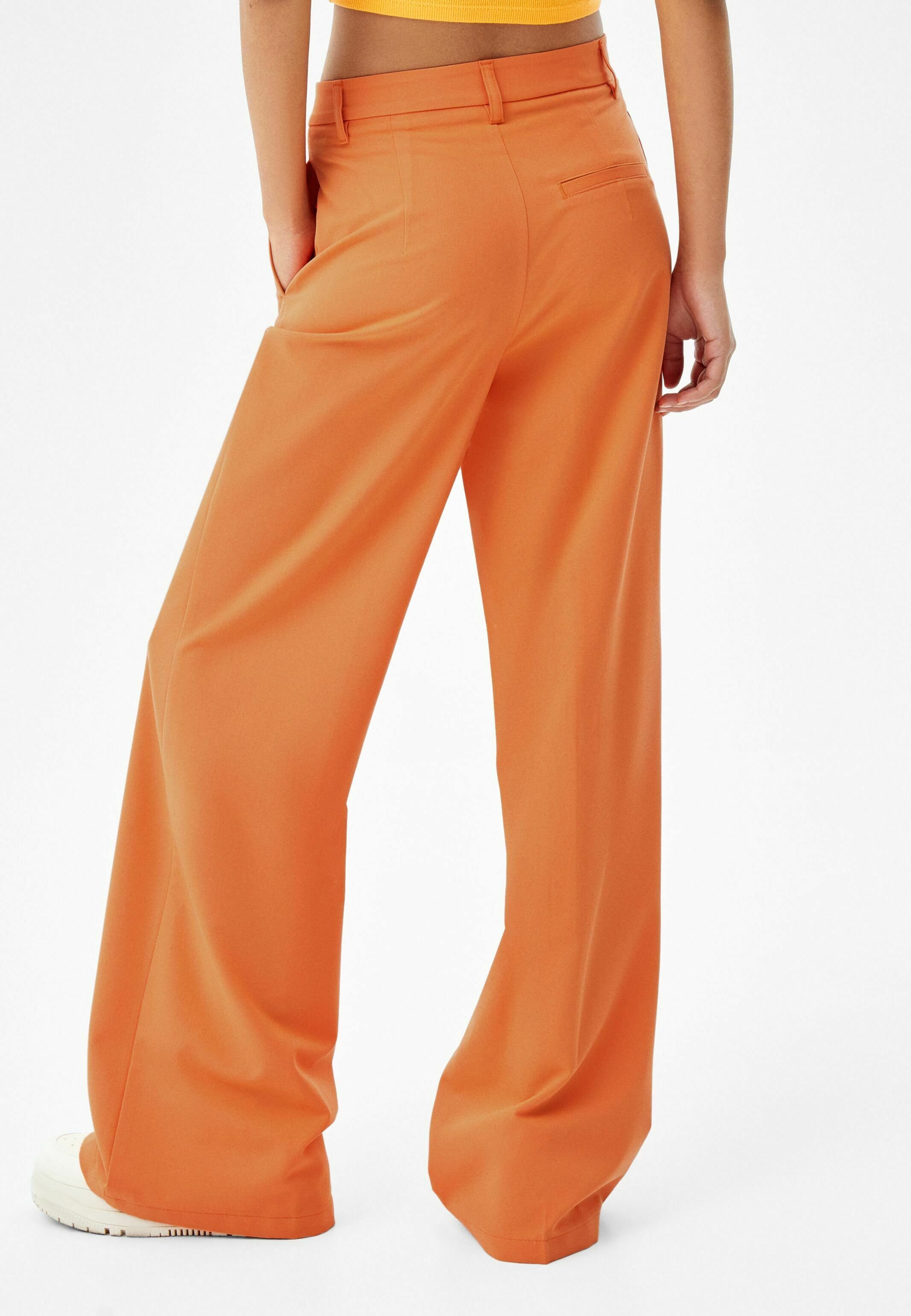 Bershka Trousers - orange - Zalando.de