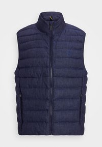 THE COLDEN LINEN VEST - Veste sans manches - collection navy