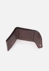 COACH CROSSGRAIN SMALL WALLET - Πορτοφόλι - black