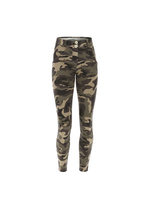 Freddy PUSH UP 7/8 STAMPA CAMOUFLAGE - Housut - multicolor