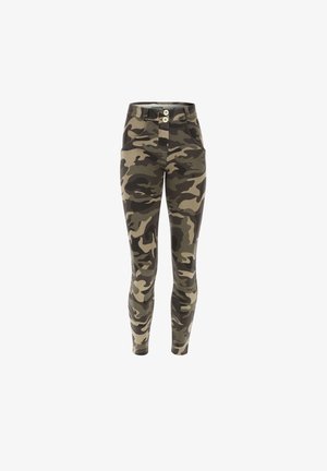 Freddy PUSH UP 7/8 STAMPA CAMOUFLAGE - Housut - multicolor
