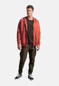 KAFT ZIPPER - Felpa con zip - coral