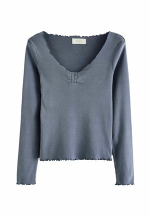 Pikkade varrukatega topp - blue