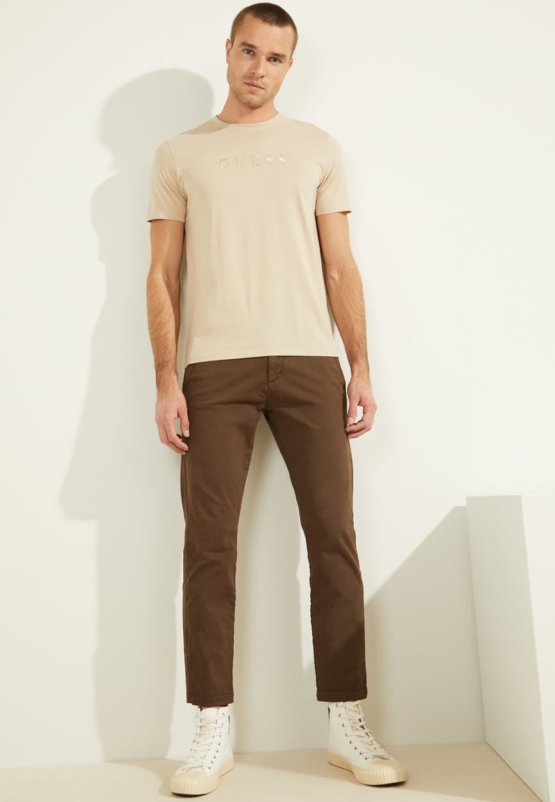 Guess T-shirt print beige