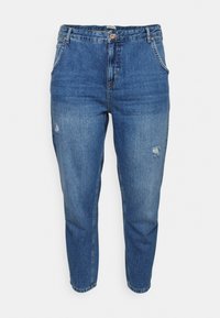 ONLY Curve Vaqueros rectos - dark-blue denim