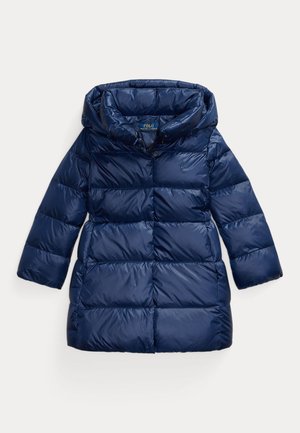 Polo Ralph Lauren, DOWN HOODED LONG JACKET 2-6Y - Piumino lungo - newport navy