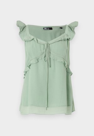 Top - almond green