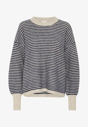 Kaffe ELLERY - Pulover - feather gray blue structure