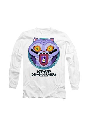 K-POP DEMON HUNTERS - CARTOON DERPY SAVE THE DATE - Long sleeved top - white