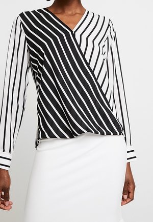 comma Bluse - black