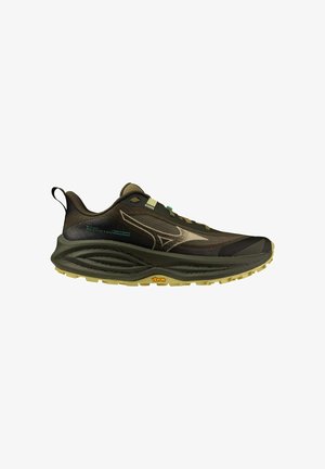 Mizuno, TRAILSCHUH NEO DAICHI 10 GTX - Chaussures de running - forest night silver fern beechnut