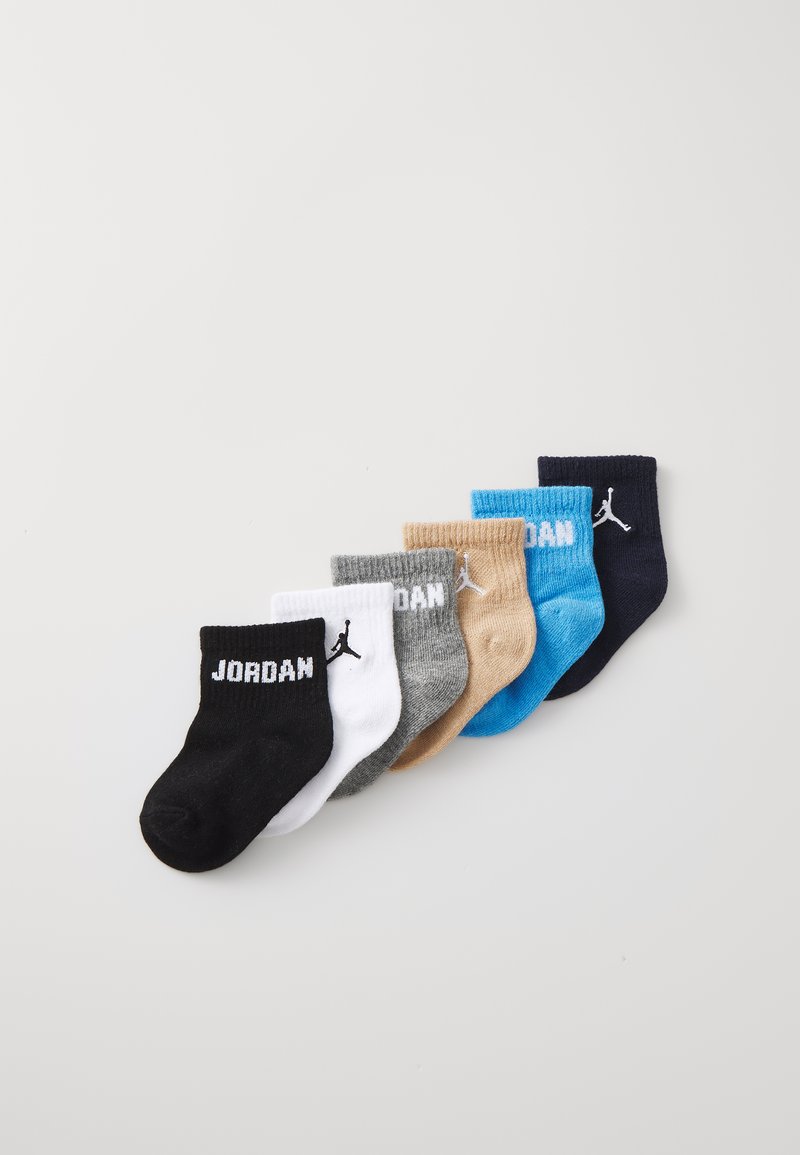 Jordan INFANT EVERYDAY 6 PACK UNISEX - Čarape - obsidian