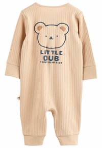 Next FOOTLESS ZIPPED 3 PACK REGULAR FIT - Pyjama - navy tan bear