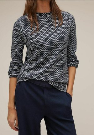 Langærmet T-shirt - dark blue