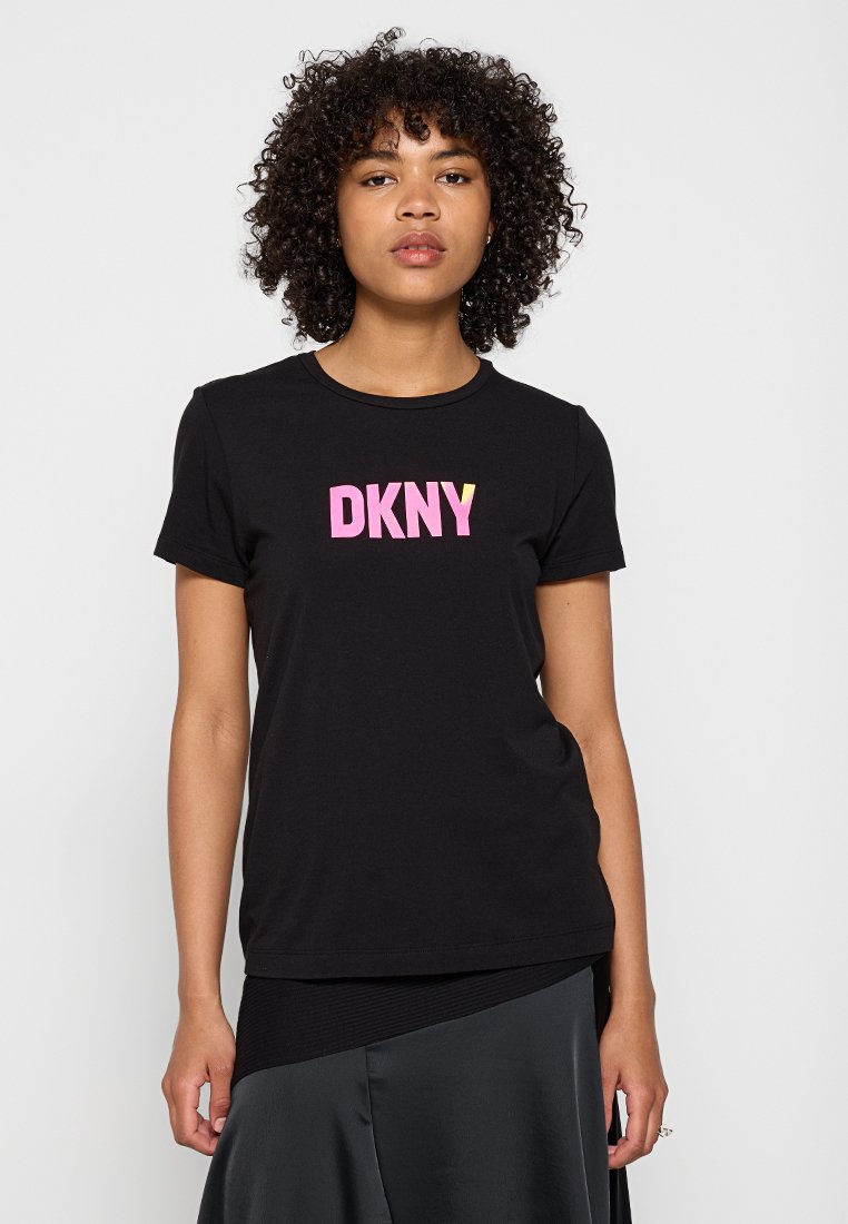 DKNY T-shirt print zwart