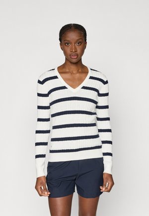 STRIPE MADELENE - Trui - navy