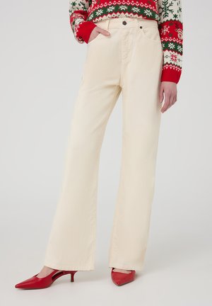 WIDE - Pantaloni - avorio
