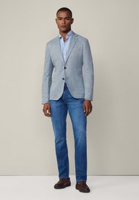 Hackett London WAFFLE niebieski