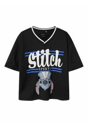 STITCH - Camiseta estampada - black