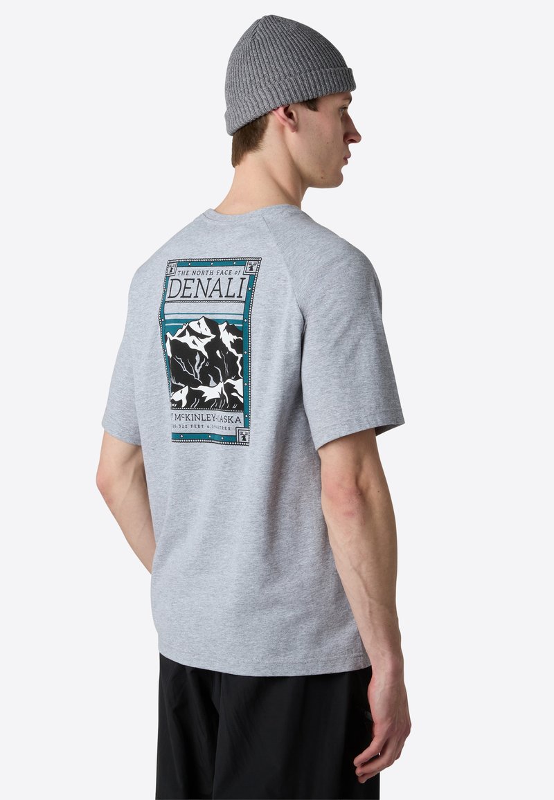 The North Face M SS NORTH FACES TEE - T-shirts print - tnf light grey heather
