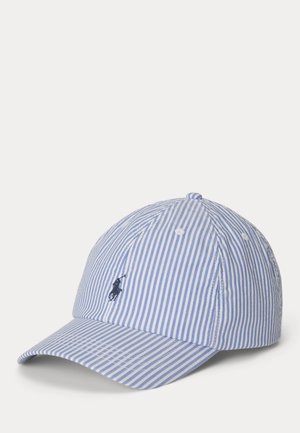Polo Ralph Lauren, STRIPED COTTON SEERSUCKER BALL CAP - Casquette - blue/white