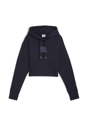 PREMIUM ESSENTIALS GRAPHIC - Luvtröja - new navy